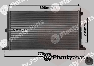 Van Wezel 58002134 — Radiator, engine cooling