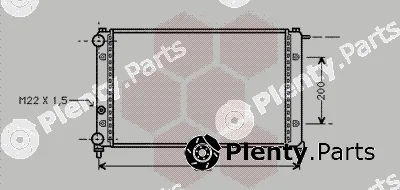Van Wezel 49002008 — Radiator, engine cooling