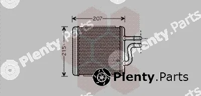 Van Wezel 81006060 — Heat Exchanger, interior heating