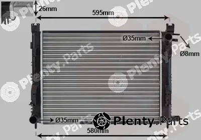 Van Wezel 15012008 — Radiator, engine cooling