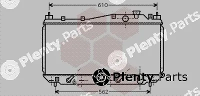 Van Wezel 25002114 — Radiator, engine cooling