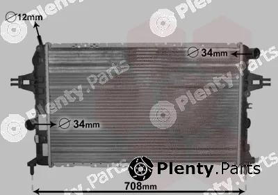 Van Wezel 37002252 — Radiator, engine cooling