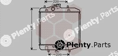 Van Wezel 11002024 — Radiator, engine cooling