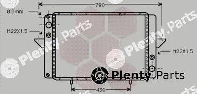Van Wezel 43002060 — Radiator, engine cooling