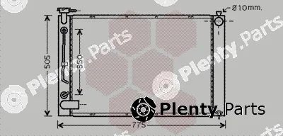 Van Wezel 53002343 — Radiator, engine cooling