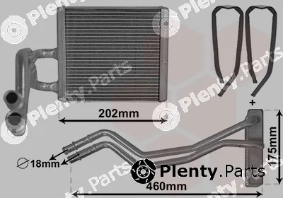 Van Wezel 18006455 — Heat Exchanger, interior heating