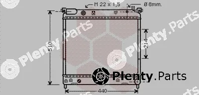 Van Wezel 52002036 — Radiator, engine cooling