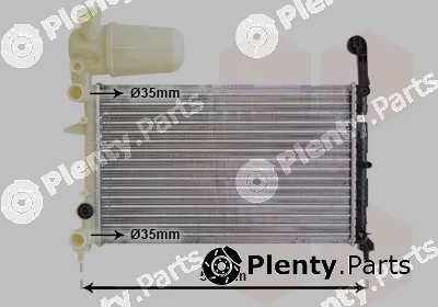 Van Wezel 17002101 — Radiator, engine cooling