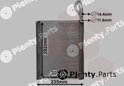 Van Wezel 0600V476 — Evaporator, air conditioning