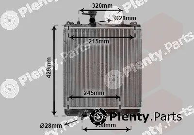 Van Wezel 52002064 — Radiator, engine cooling