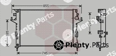 Van Wezel 43002291 — Radiator, engine cooling