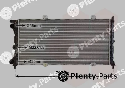 Van Wezel 17002143 — Radiator, engine cooling