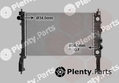 Van Wezel 37012717 — Radiator, engine cooling
