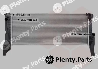 Van Wezel 06012725 — Radiator, engine cooling
