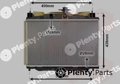 Van Wezel 27002213 — Radiator, engine cooling