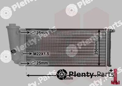 Van Wezel 17002097 — Radiator, engine cooling *** IR PLUS ***