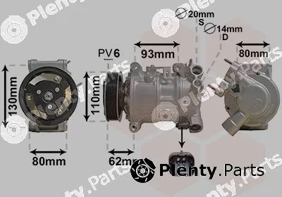 Van Wezel 0901K707 — Compressor, air conditioning