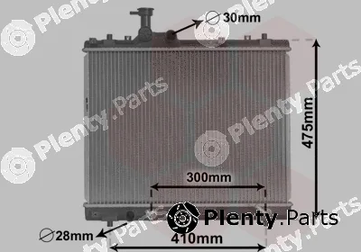 Van Wezel 52002701 — Radiator, engine cooling