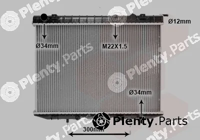 Van Wezel 37002337 — Radiator, engine cooling