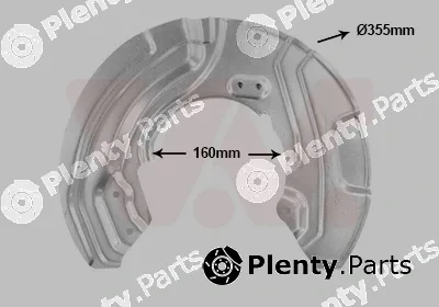 Van Wezel 0667371 — Splash Guard, brake disc
