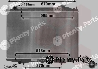 Van Wezel 13002302 — Radiator, engine cooling *** IR PLUS ***