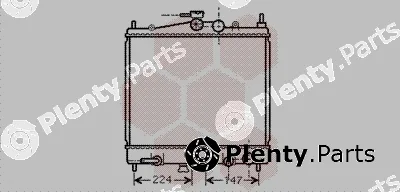 Van Wezel 13002211 — Radiator, engine cooling