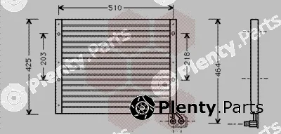 Van Wezel 17005156 — Condenser, air conditioning