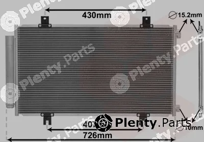 Van Wezel 52015701 — Condenser, air conditioning