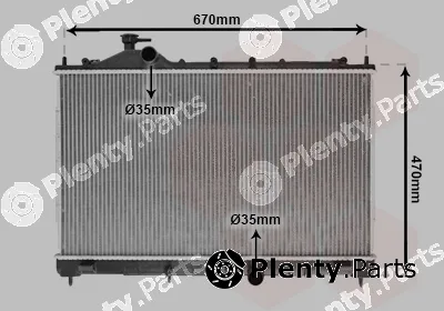Van Wezel 32012708 — Radiator, engine cooling