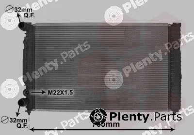 Van Wezel 03002189 — Radiator, engine cooling