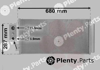 Van Wezel 17005411 — Condenser, air conditioning