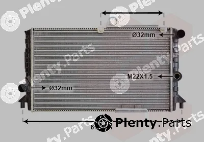 Van Wezel 01002005 — Radiator, engine cooling