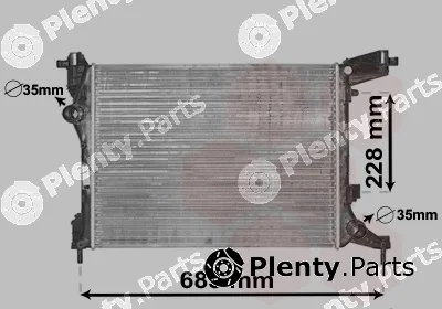 Van Wezel 17002413 — Radiator, engine cooling