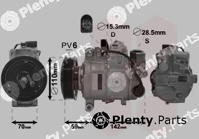 Van Wezel 0300K380 — Compressor, air conditioning