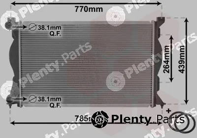 Van Wezel 03002233 — Radiator, engine cooling *** IR PLUS ***