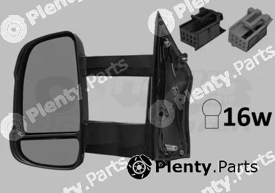 Van Wezel 1651825 — Exterior Mirror * HAGUS *