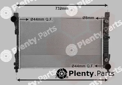 Van Wezel 30002727 — Radiator, engine cooling