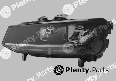 Van Wezel 0374961 — Headlight