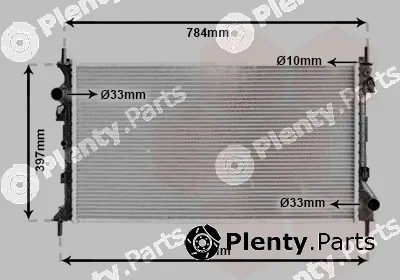 Van Wezel 18002382 — Radiator, engine cooling