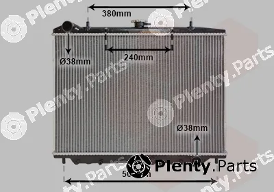 Van Wezel 37002456 — Radiator, engine cooling