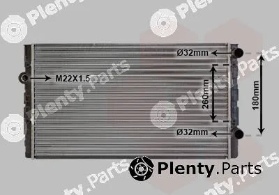 Van Wezel 58002104 — Radiator, engine cooling