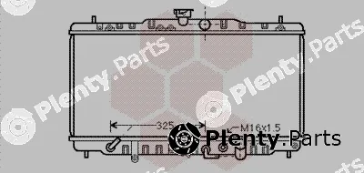 Van Wezel 25002056 — Radiator, engine cooling