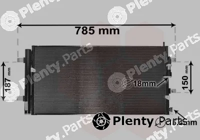 Van Wezel 03005353 — Condenser, air conditioning