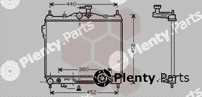 Van Wezel 82002100 — Radiator, engine cooling