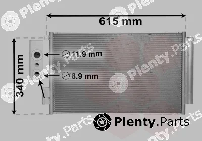 Van Wezel 17005412 — Condenser, air conditioning
