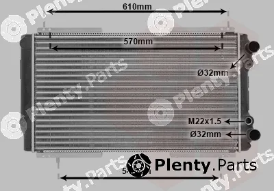 Van Wezel 43002155 — Radiator, engine cooling