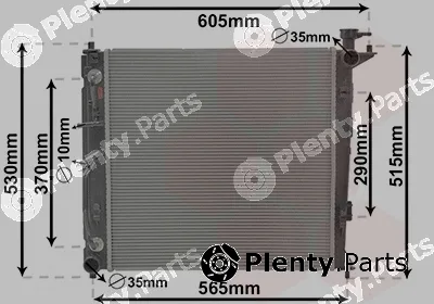 Van Wezel 83012711 — Radiator, engine cooling