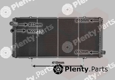 Van Wezel 40002042 — Radiator, engine cooling