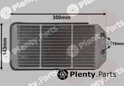Van Wezel 02006180 — Heat Exchanger, interior heating