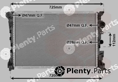 Van Wezel 30002691 — Radiator, engine cooling